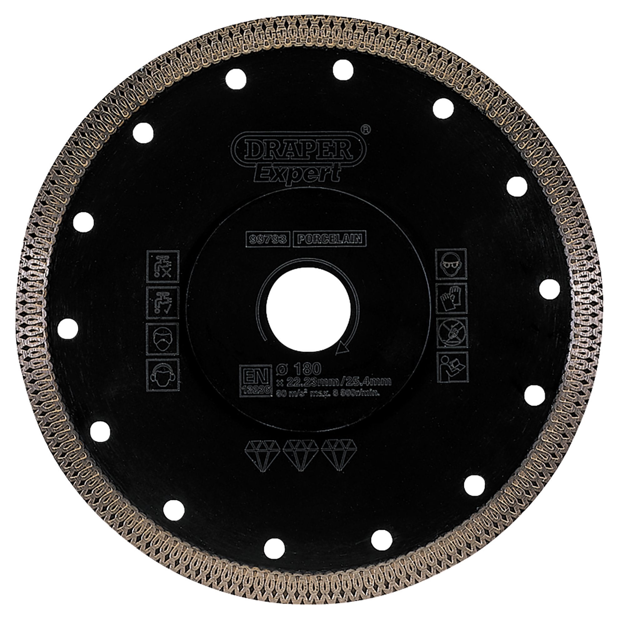 Draper-Expert-Turbo-X-Porcelain-Diamond-Blade,-180mm