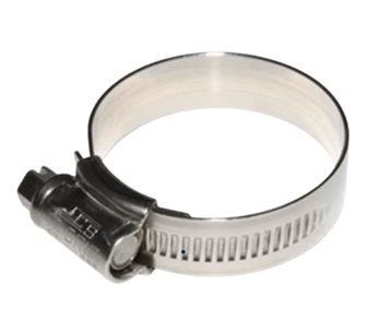 Hi-Grip, zinc plated hose clip, adjustment range 450-480mm